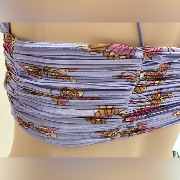 URBAN OUTFITTERS gorgeous satiny cropped/bustier Size XS - Picture 5 of 10